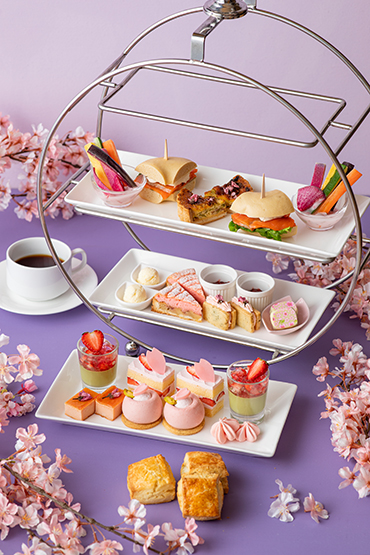 ラウンジ サウスコート 桜のスプリングアフタヌーンティー