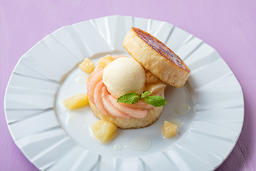 パンケーキのようなフレンチトーストイメージ