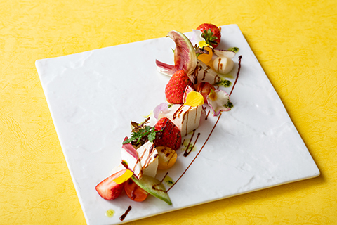 苺とTOFUのカプレーゼサラダ イメージ