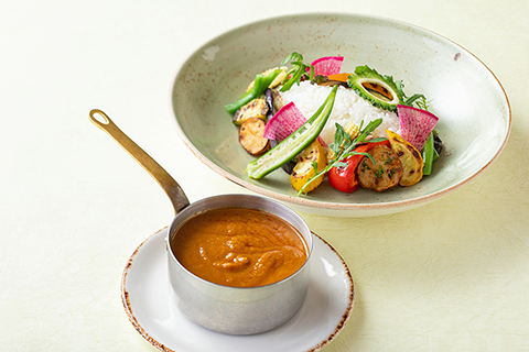 夏野菜のヴィーガンカレーイメージ