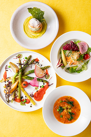 東京野菜が主役のベジフルコース春ランチイメージ