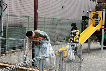 南新宿商店会清掃活動